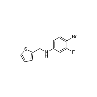 4-Bromo-3-fluoro-N-(thiophen-2-ylmethyl)aniline