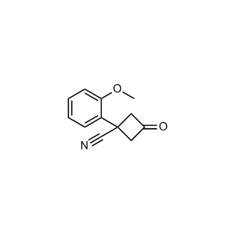 1-(2-Methoxyphenyl)-3-oxocyclobutane-1-carbonitrile