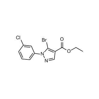 Ethyl 5-bromo-1-(3-chlorophenyl)-1H-pyrazole-4-carboxylate