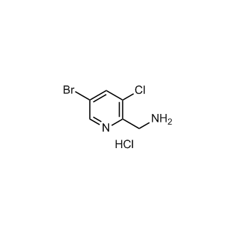 (5-Bromo-3-chloropyridin-2-yl)methanamine hydrochloride