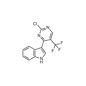 3-(2-Chloro-5-(trifluoromethyl)pyrimidin-4-yl)-1H-indole