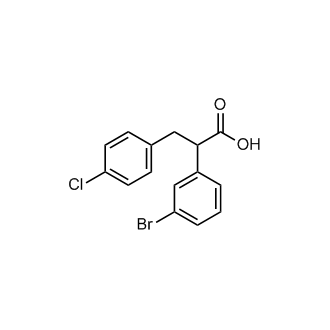 2-(3-Bromophenyl)-3-(4-chlorophenyl)propanoic acid