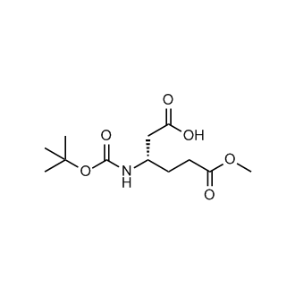 (S)-3-((tert-Butoxycarbonyl)amino)-6-methoxy-6-oxohexanoic acid
