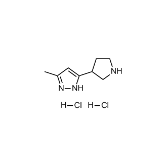 3-Methyl-5-(pyrrolidin-3-yl)-1H-pyrazole dihydrochloride