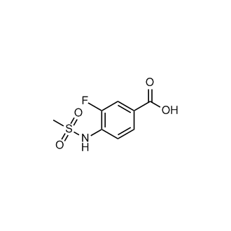 3-Fluoro-4-(methylsulfonamido)benzoic acid