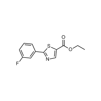 Ethyl 2-(3-fluorophenyl)thiazole-5-carboxylate