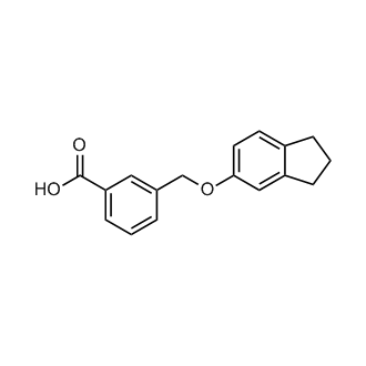 3-(((2,3-Dihydro-1H-inden-5-yl)oxy)methyl)benzoic acid