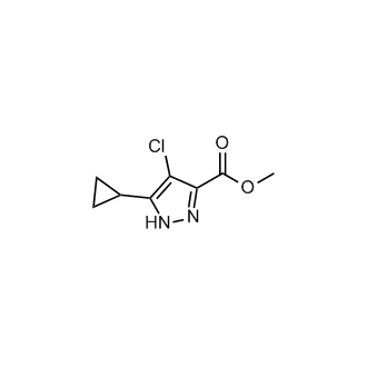 Methyl 4-chloro-5-cyclopropyl-1H-pyrazole-3-carboxylate