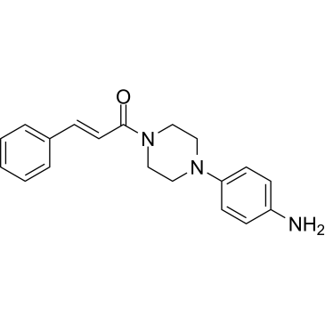 (E)-1-(4-(4-aminophenyl)piperazin-1-yl)-3-phenylprop-2-en-1-one