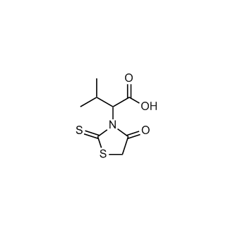 3-Methyl-2-(4-oxo-2-thioxothiazolidin-3-yl)butanoic acid