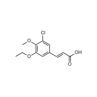 3-(3-Chloro-5-ethoxy-4-methoxyphenyl)acrylic acid