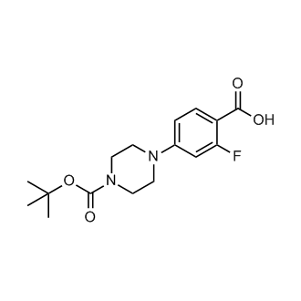4-(4-(tert-Butoxycarbonyl)piperazin-1-yl)-2-fluorobenzoic acid