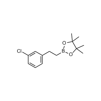2-(3-Chlorophenethyl)-4,4,5,5-tetramethyl-1,3,2-dioxaborolane