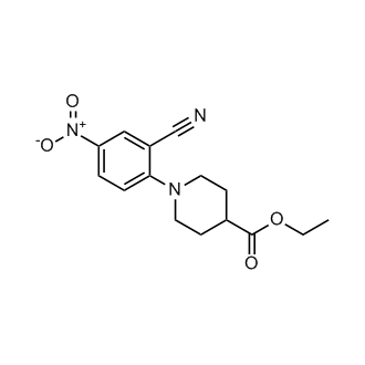 Ethyl 1-(2-cyano-4-nitrophenyl)piperidine-4-carboxylate