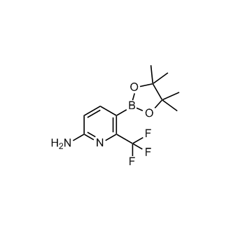 5-(4,4,5,5-Tetramethyl-1,3,2-dioxaborolan-2-yl)-6-(trifluoromethyl)pyridin-2-amine