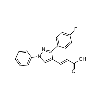 3-(3-(4-Fluorophenyl)-1-phenyl-1H-pyrazol-4-yl)acrylic acid