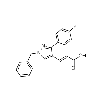 3-(1-Benzyl-3-(p-tolyl)-1H-pyrazol-4-yl)acrylic acid