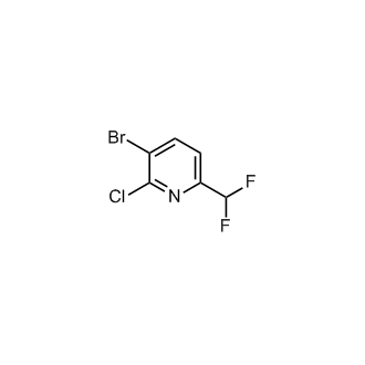 3-Bromo-2-chloro-6-(difluoromethyl)pyridine
