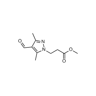Methyl 3-(4-formyl-3,5-dimethyl-1H-pyrazol-1-yl)propanoate