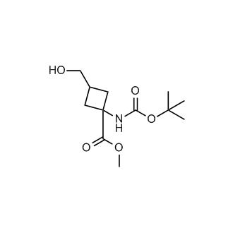Methyl 1-((tert-butoxycarbonyl)amino)-3-(hydroxymethyl)cyclobutanecarboxylate