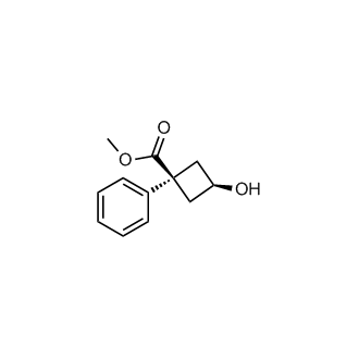 cis-Methyl 3-hydroxy-1-phenylcyclobutanecarboxylate