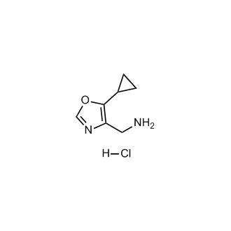 (5-Cyclopropyloxazol-4-yl)methanamine hydrochloride