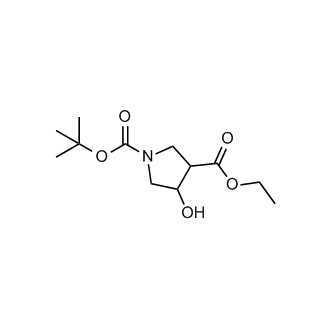 1-tert-Butyl 3-ethyl 4-hydroxypyrrolidine-1,3-dicarboxylate