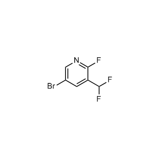 5-Bromo-3-(difluoromethyl)-2-fluoropyridine