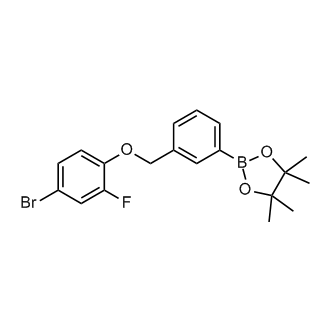 2-(3-((4-Bromo-2-fluorophenoxy)methyl)phenyl)-4,4,5,5-tetramethyl-1,3,2-dioxaborolane