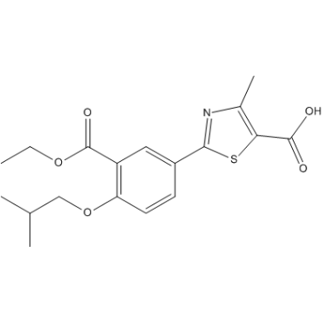 2-(3-(Ethoxycarbonyl)-4-isobutoxyphenyl)-4-methylthiazole-5-carboxylic acid (Febuxostat Impurity)
