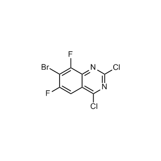 7-Bromo-2,4-dichloro-6,8-difluoroquinazoline