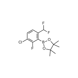 2-(3-Chloro-6-(difluoromethyl)-2-fluorophenyl)-4,4,5,5-tetramethyl-1,3,2-dioxaborolane