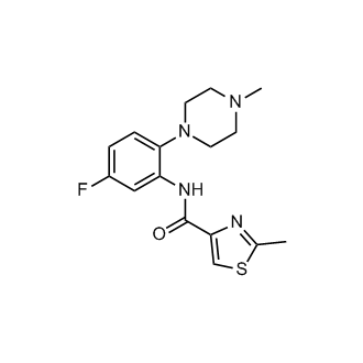 N-(5-Fluoro-2-(4-methylpiperazin-1-yl)phenyl)-2-methylthiazole-4-carboxamide