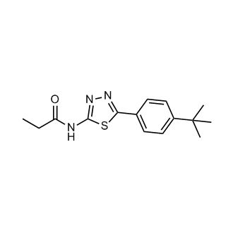 N-(5-(4-(tert-Butyl)phenyl)-1,3,4-thiadiazol-2-yl)propionamide