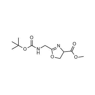 Methyl 2-(((tert-butoxycarbonyl)amino)methyl)-4,5-dihydrooxazole-4-carboxylate
