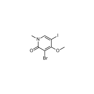 3-Bromo-5-iodo-4-methoxy-1-methylpyridin-2(1H)-one