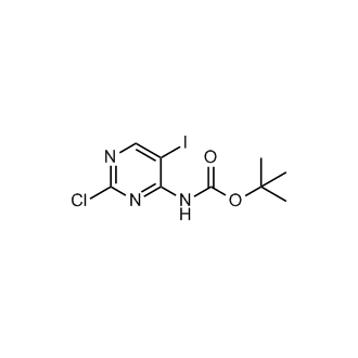 tert-Butyl (2-chloro-5-iodopyrimidin-4-yl)carbamate