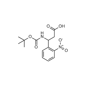 3-((tert-Butoxycarbonyl)amino)-3-(2-nitrophenyl)propanoic acid