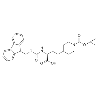 (S)-1-Boc-Alpha-(Fmoc-Amino)-4-Piperidinebutanoic acid