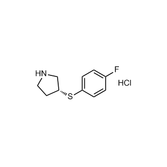 (R)-3-((4-fluorophenyl)thio)pyrrolidine hydrochloride