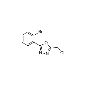 2-(2-Bromophenyl)-5-(chloromethyl)-1,3,4-oxadiazole