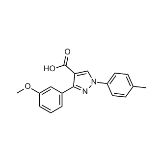 3-(3-Methoxyphenyl)-1-(p-tolyl)-1H-pyrazole-4-carboxylic acid