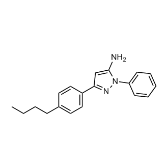 3-(4-Butylphenyl)-1-phenyl-1H-pyrazol-5-amine