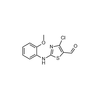 4-Chloro-2-((2-methoxyphenyl)amino)thiazole-5-carbaldehyde
