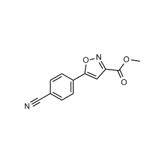 Methyl 5-(4-cyanophenyl)isoxazole-3-carboxylate