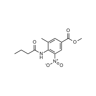 Methyl 4-butyramido-3-methyl-5-nitrobenzoate