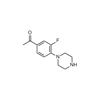 1-(3-Fluoro-4-(piperazin-1-yl)phenyl)ethan-1-one