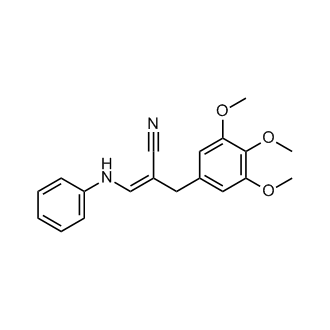 (Z)-3-(phenylamino)-2-(3,4,5-trimethoxybenzyl)acrylonitrile
