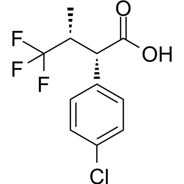 (2S,3R)-2-(4-chlorophenyl)-4,4,4-trifluoro-3-methylbutanoic acid