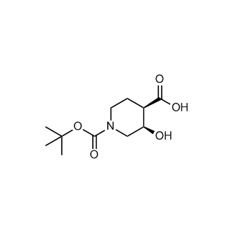 rel-(3R,4R)-1-(tert-Butoxycarbonyl)-3-hydroxypiperidine-4-carboxylic acid